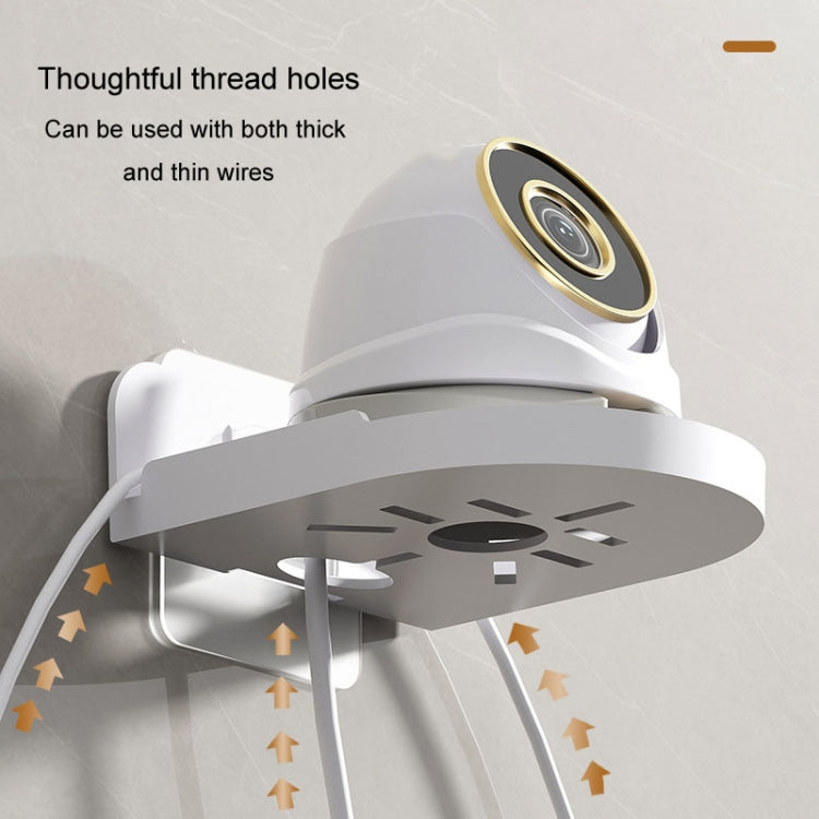 Traceless Wall Mounted Camera Bracket Home No-Punch Surveillance Rack Router Shelf, Transparent Traceless Wall Mounted Camera Bracket Home No-Punch Surveillance Rack Router Shelf, Transparent